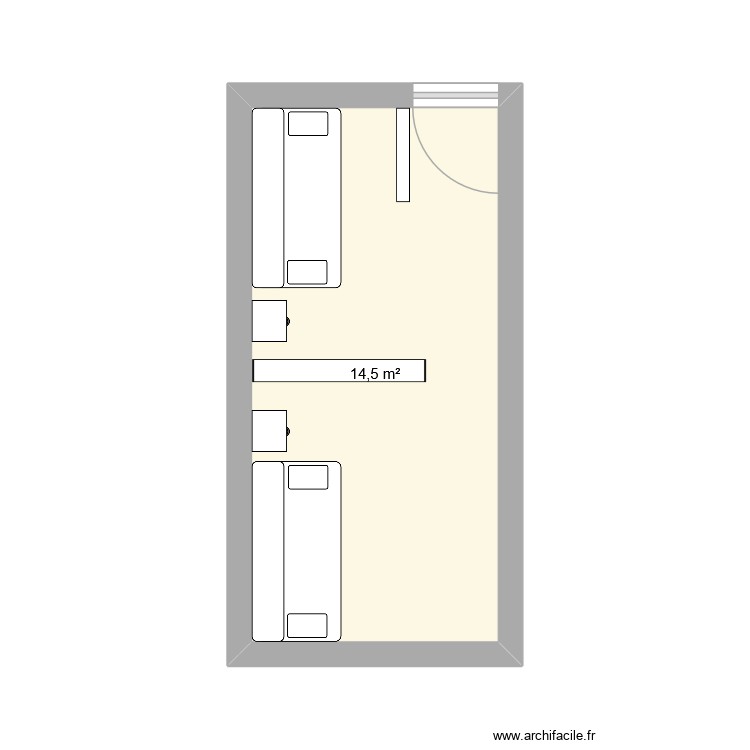 Salle de sieste. Plan de 0 pièce et 0 m2