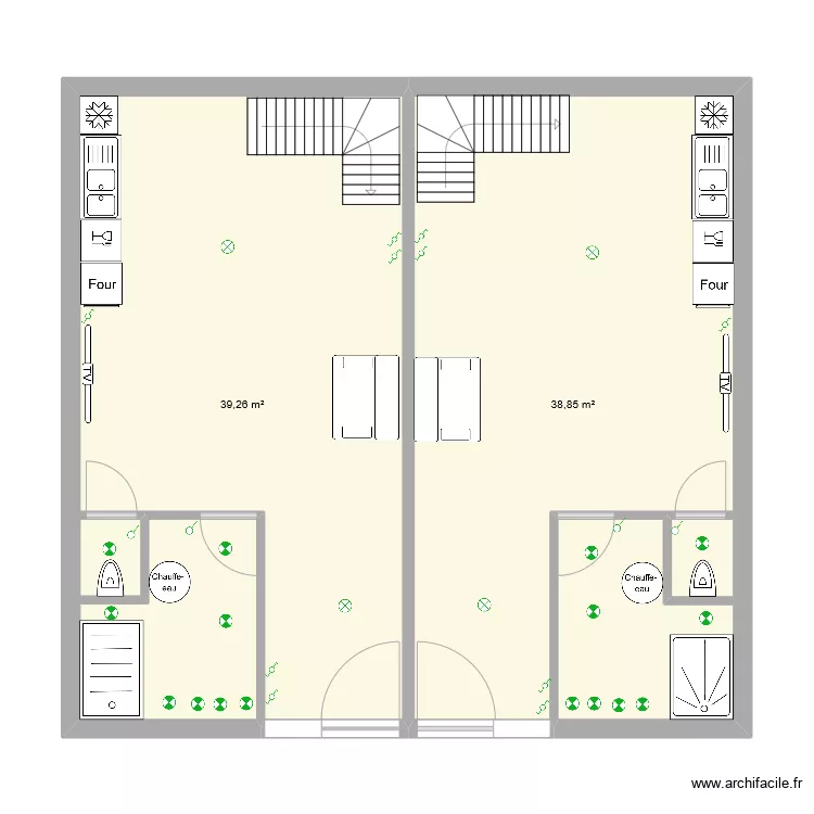 interrupteur rdc forge. Plan de 