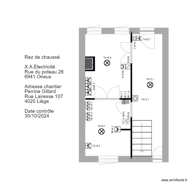 position Gillard.P rdc. Plan de 