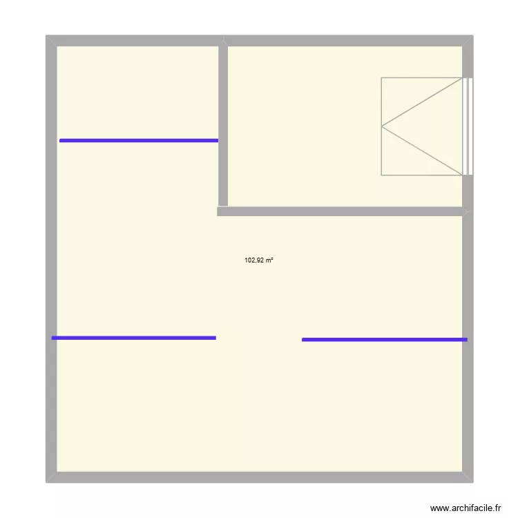 28-12-25. Plan de 1 pièce et 103 m²