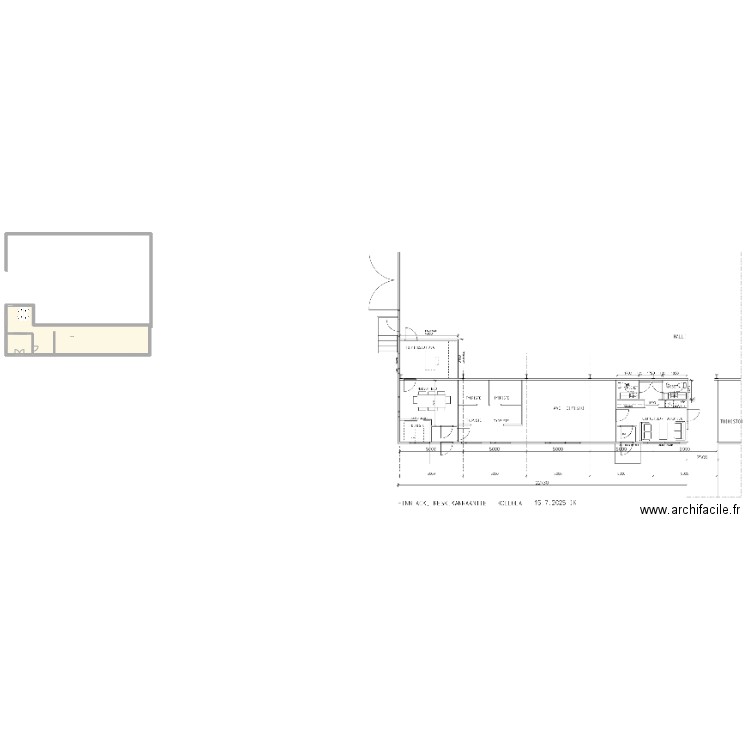 Office - Salpis. Plan de 1 pièce et 112 m2