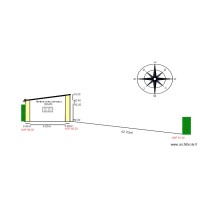 Facade Oest  Plan en coupe                     Misy