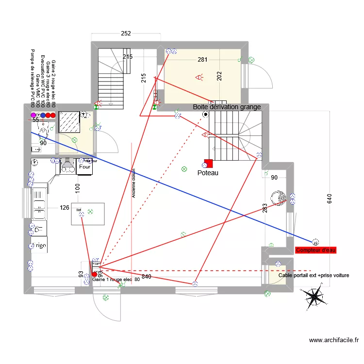 Le Pouget 5 Rdc PC radiateur. Plan de Le Pouget 5 Rdc PC radiateur. Plan de