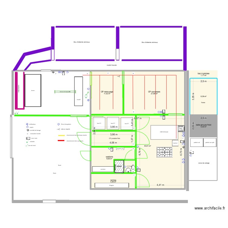 plan visé par jacques. Plan de 10 pièces et 104 m2