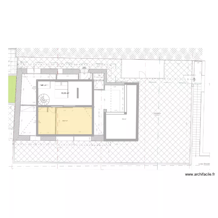 Cabbé - Ext 2. Plan de 3 et 57 m² Cabbé - Ext 2. Plan de 3 et 57 m²