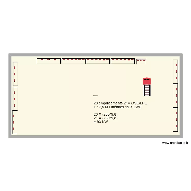 ID / AMAZON SDC 4 St l&eacute;ger sur Troyes 10. Plan de 1  et 136 m²