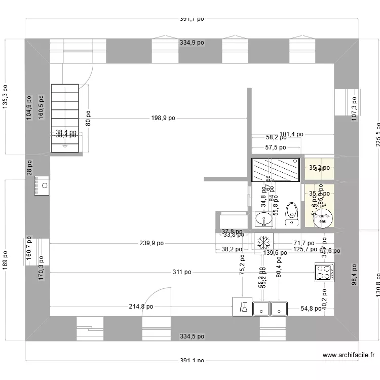 6 Saint-Edmond AVANT. Plan de 