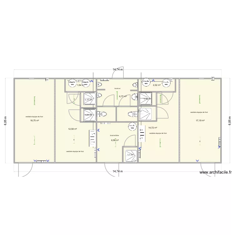 Famenne. Plan de 12 et 84 m² Famenne. Plan de 12 et 84 m²