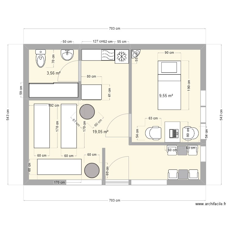 projet Estelle. Plan de 0 pièce et 0 m2