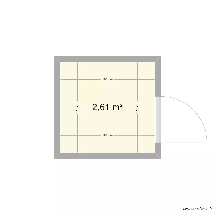 salle de bain. Plan de 