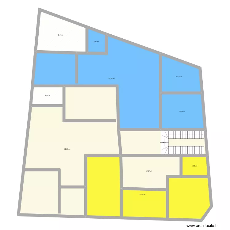 plan. Plan de 11 Pièces et 306 m²