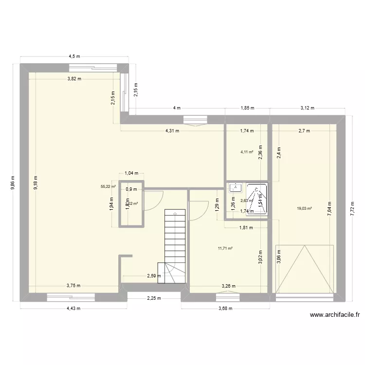 g&eacute;raudie 2. Plan de 