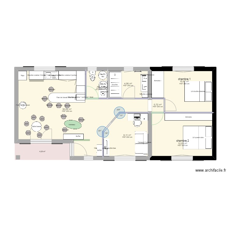 Maison Thibaut agrandissement 2. Plan de 0 pièce et 0 m2