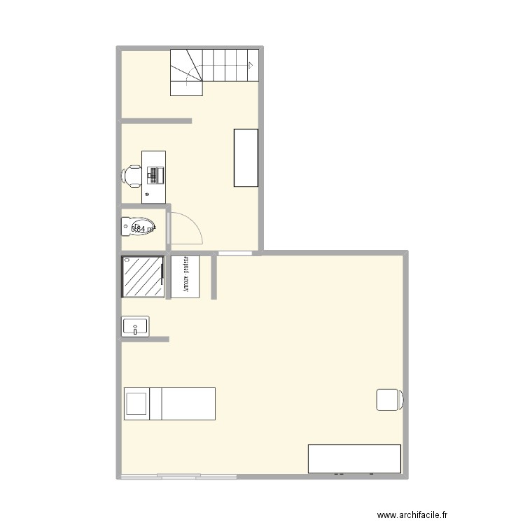 1 etage. Plan de 0 pièce et 0 m2
