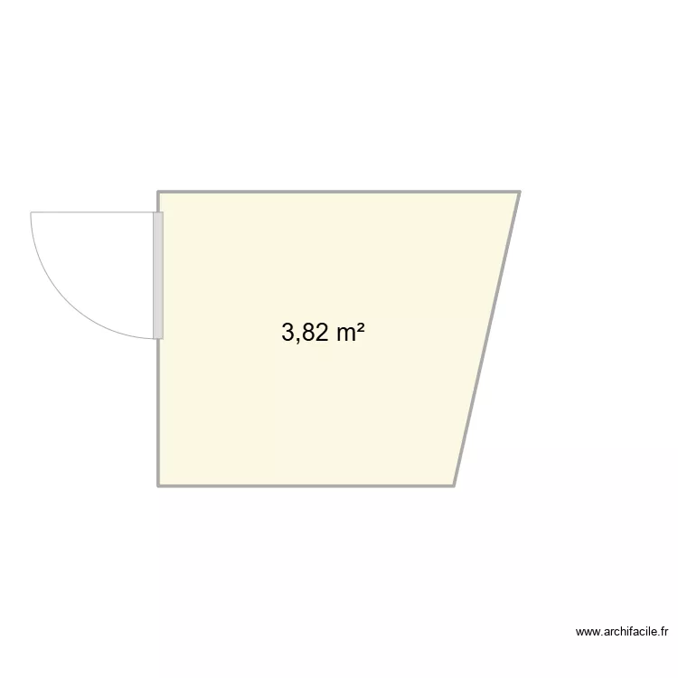 salle de bain Delphine. Plan de 