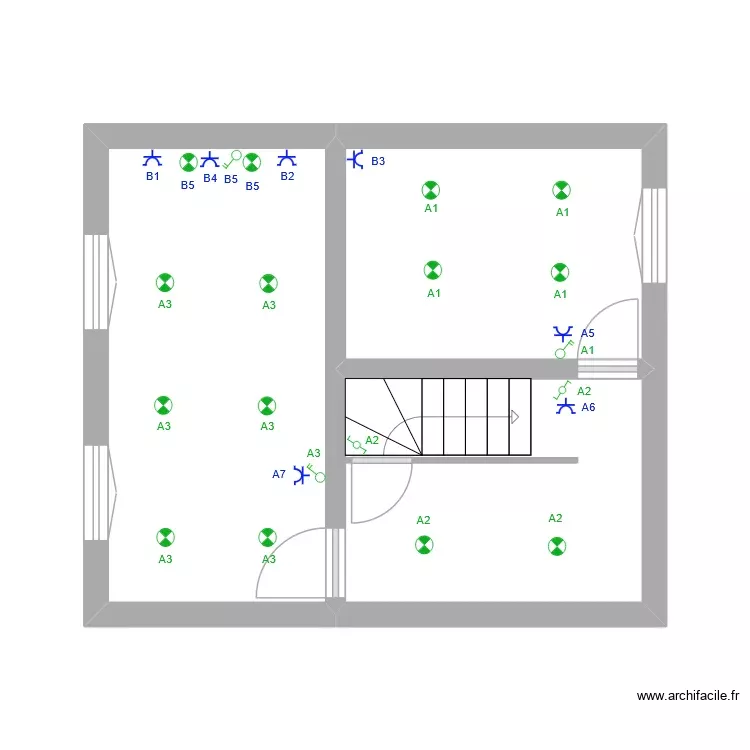 sabrina etage. Plan de 3 Pièces et 25 m² sabrina etage. Plan de 3 Pièces et 25 m²