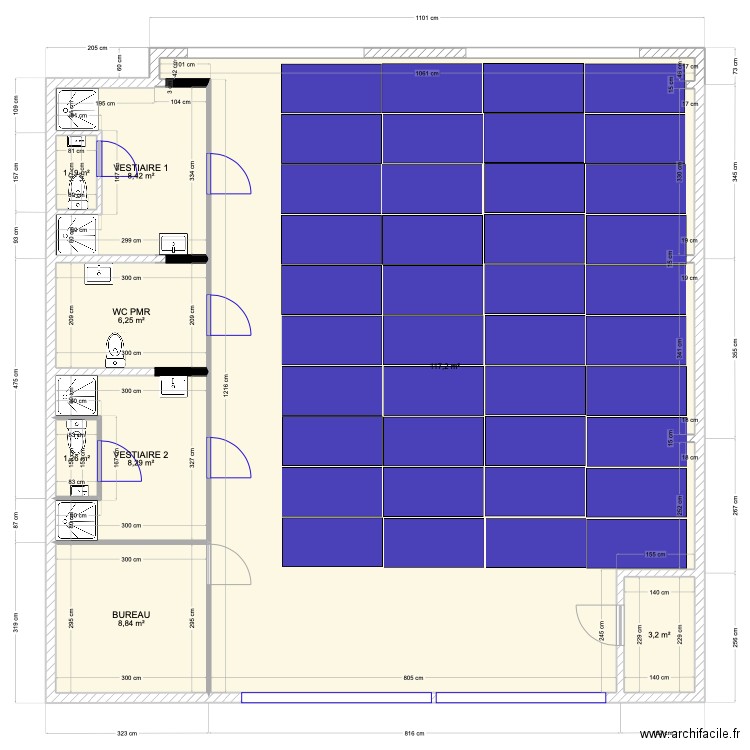 DOJO ANQUETIL - PROJET 3. Plan de 0 pièce et 0 m2