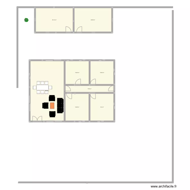 LOKOSSA3. Plan de 16 et 292 m² LOKOSSA3. Plan de 16 et 292 m²