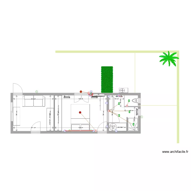 MESCHERS GARAGE AMENAGE - ELECTRICITE. Plan de MESCHERS GARAGE AMENAGE - ELECTRICITE. Plan de
