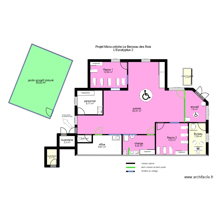 LA VALETTE 2. Plan de 13 pièces et 174 m2
