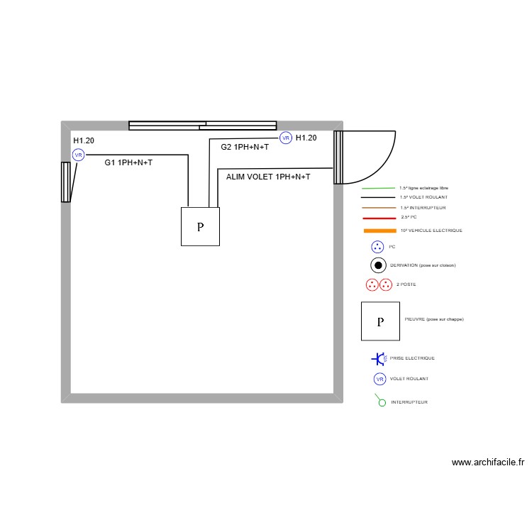 FABIEN VOLET ROULANT. Plan de 0 pièce et 0 m2