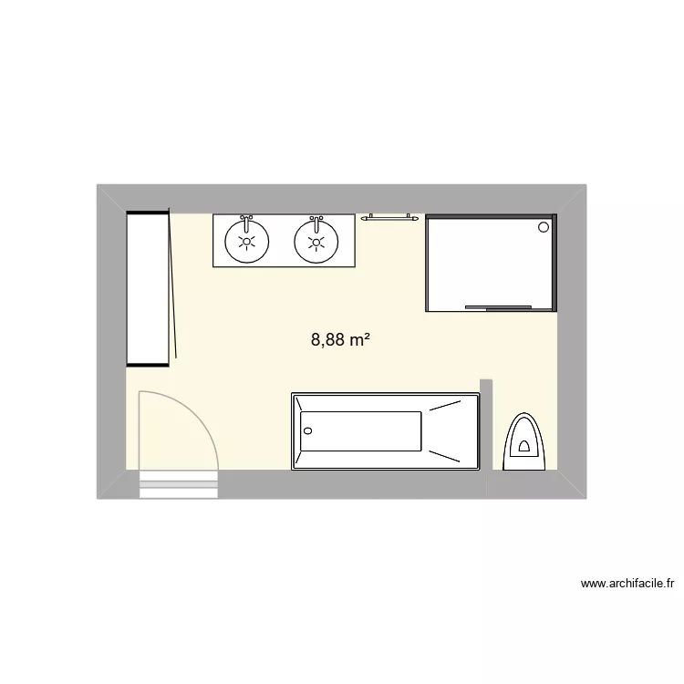 SdeB-3. Plan de 1 et 9 m² SdeB-3. Plan de 1 et 9 m²