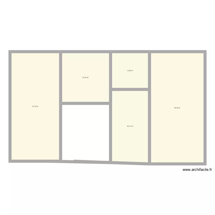 GDGDFGD. Plan de 5  et 173 m²
