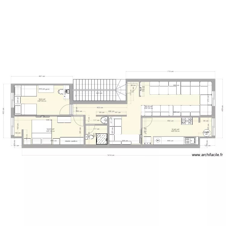 TM Appart 4 N&deg;177. Plan de 