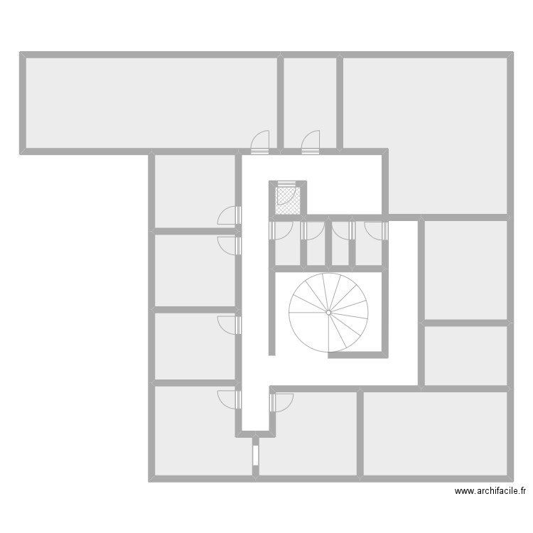 moly 1er. Plan de 17 pièces et 302 m2