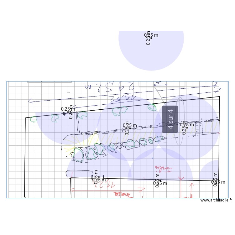 Arrisage. Plan de 0 pièce et 0 m2