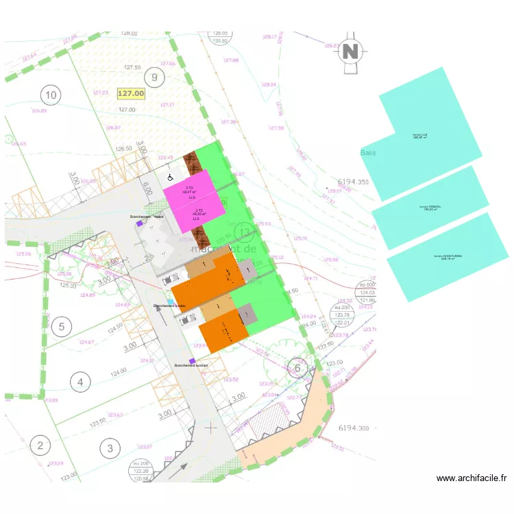 LES HERBIERS - L'Ouvrardière-avec 2 BRS indiv CATA-v5. Plan de LES HERBIERS - L'Ouvrardière-avec 2 BRS indiv CATA-v5. Plan de
