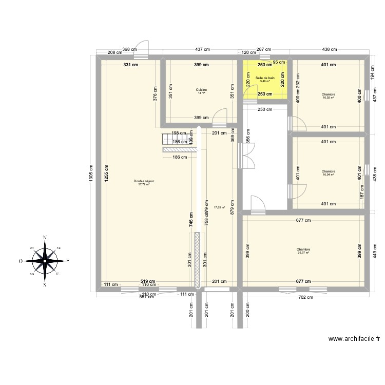 Maison-Djerba. Plan de 0 pièce et 0 m2
