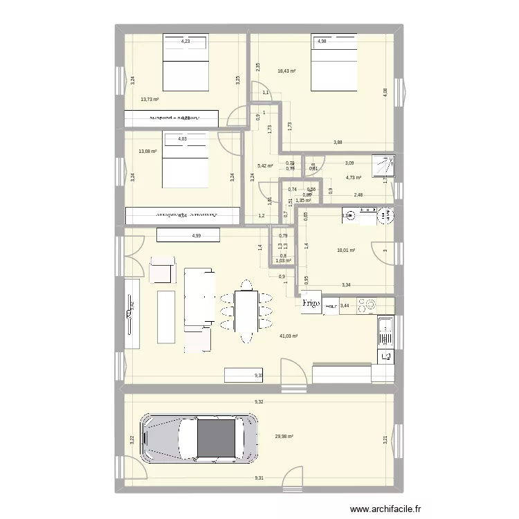 Maison MAJ 30 11 2025. Plan de 10 pièces et 139 m² Maison MAJ 30 11 2025. Plan de 10 pièces et 139 m²