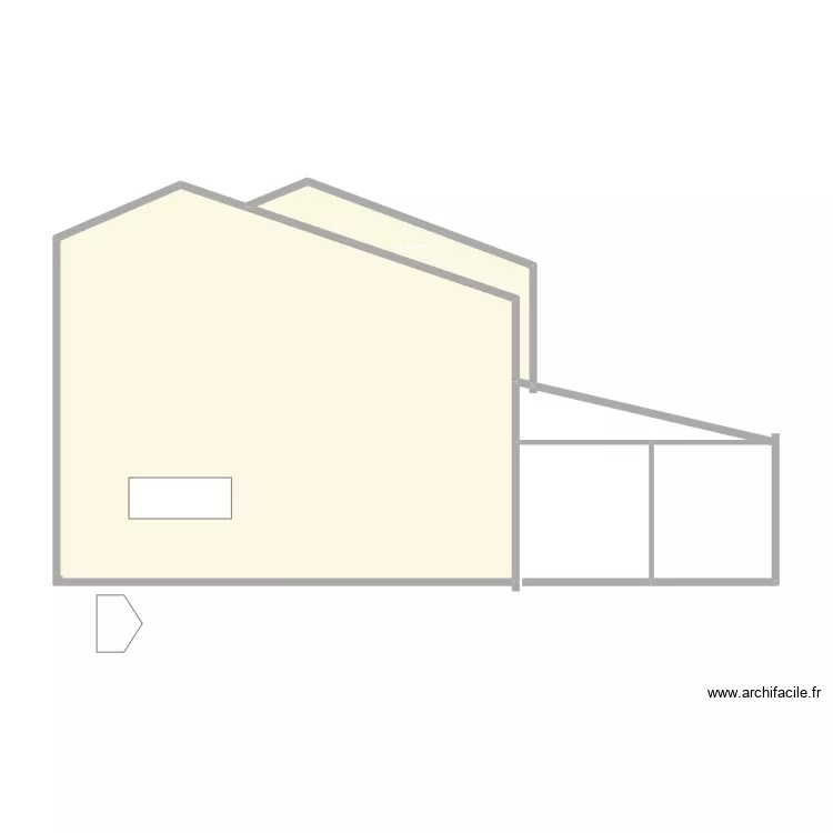 FACADE SUD. Plan de 