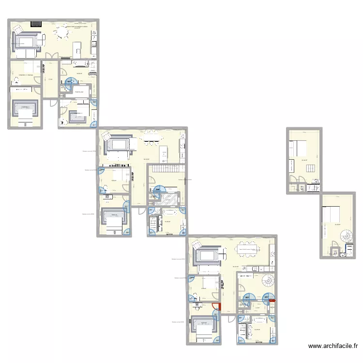 Cathédrale duplex. Plan de Cathédrale duplex. Plan de