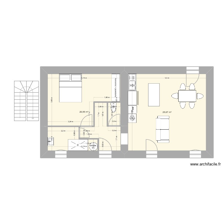 la poter version 1. Plan de 0 pièce et 0 m2