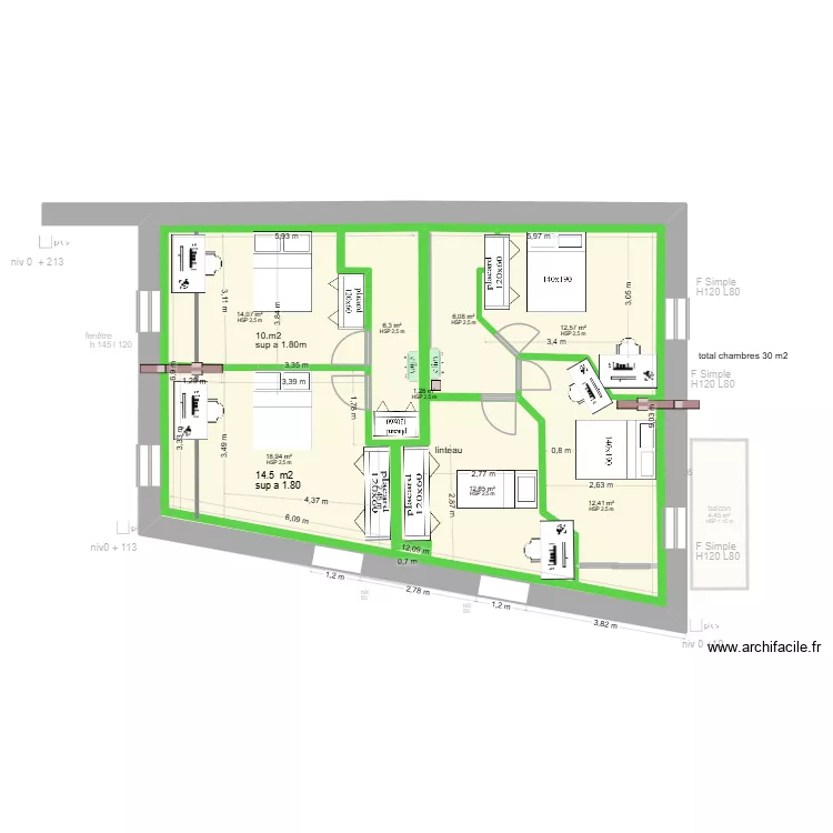 grange etage 2 (1). Plan de 57 et 1429 m² grange etage 2 (1). Plan de 57 et 1429 m²