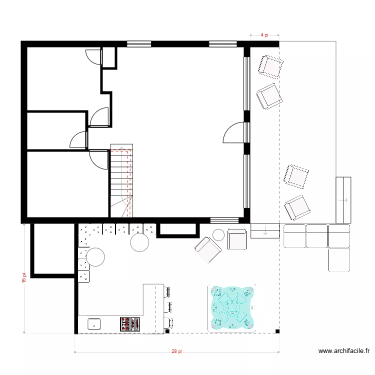Marlene rdch bon. Plan de 7  et 67 m²