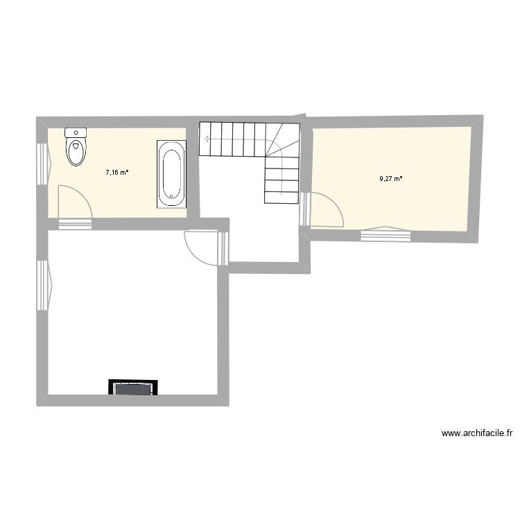 1 er et. Plan de 0 pièce et 0 m2