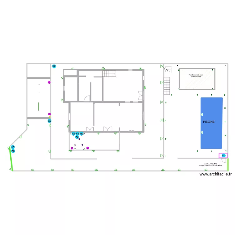 ECLAIRAGE EXT. Plan de ECLAIRAGE EXT. Plan de
