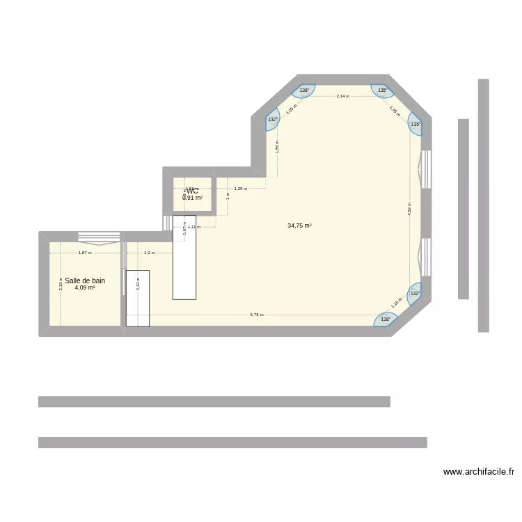 Blanqui - meublé - 3. Plan de Blanqui - meublé - 3. Plan de