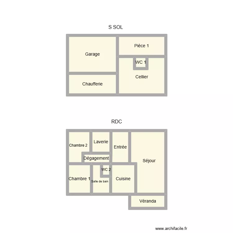 2509 LE MOIGN. Plan de 