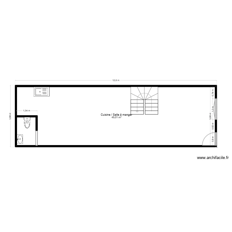 MALIK RDC EX. Plan de 1 et 45 m² MALIK RDC EX. Plan de 1 et 45 m²