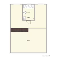 PLAN DE MASSE 1/100 R+1 MAISON TEVAITOA