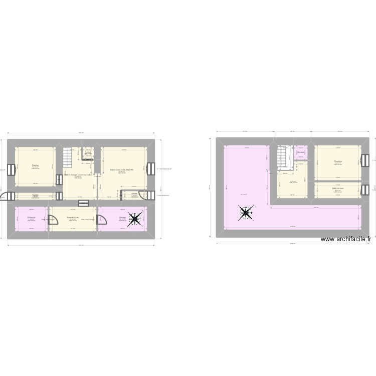 ML24007501 MICHEL. Plan de 15 pièces et 172 m2
