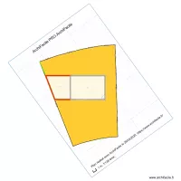 Plan maison avec cadastre
