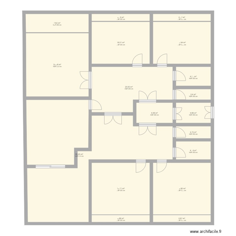 SAIF. Plan de 0 pièce et 0 m2