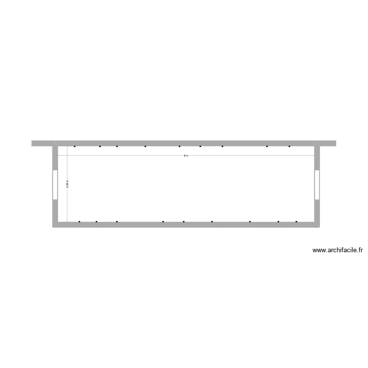 Ecole St Joseph de Cliny-douche gar&ccedil;ons. Plan de 1 Pièce et 19 m²