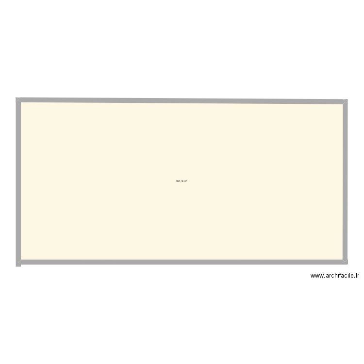 Maison. Plan de 1 pièce et 190 m2