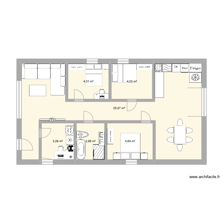 maison Elyah. Plan de 0 pièce et 0 m2